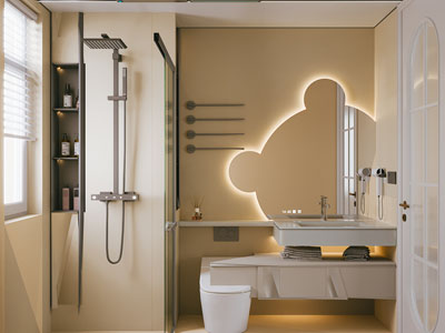 现代卫浴间 洗手间