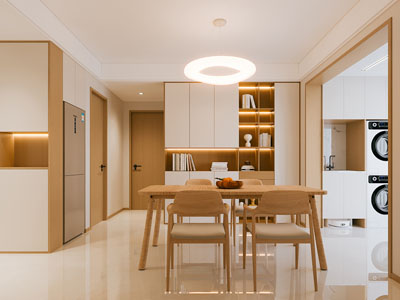 现代原木风餐厅