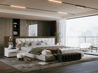 现代卧室