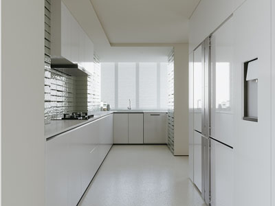 现代奶油风厨房