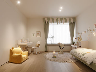 现代卧室 儿童房