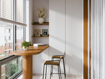 现代书桌椅组合3d模型 现代书桌椅组合