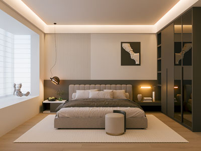 现代卧室