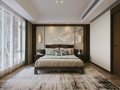 新中式中古风卧室