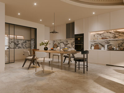 现代中古风餐厅