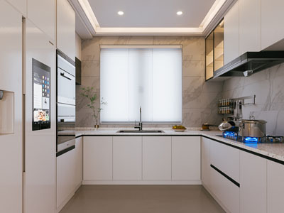 现代奶油风厨房