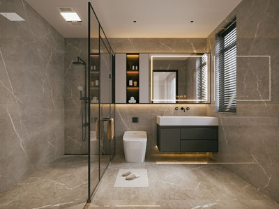 现代卫浴间 洗手间