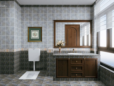 美式卫浴间 洗手间