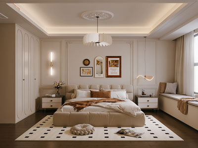 法式奶油风卧室