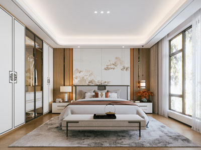 新中式卧室
