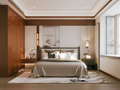 新中式卧室