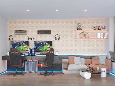 现代电竞游戏房