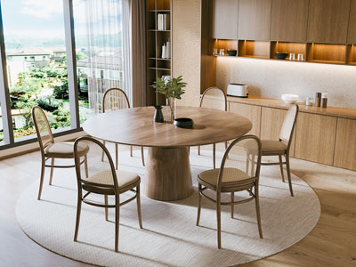 现代原木风餐厅