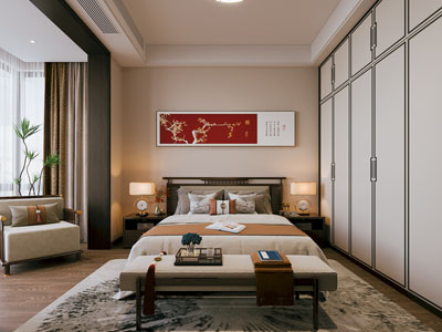 新中式卧室