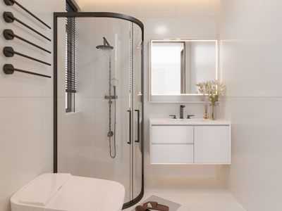 现代卫浴间 洗手间