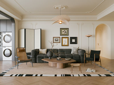 法式中古风客厅