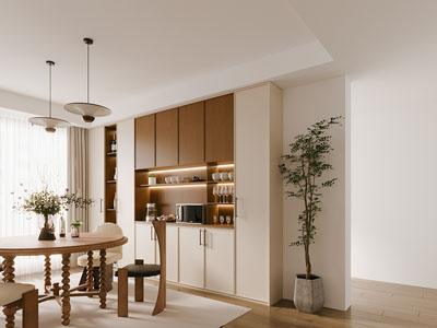 现代中古风餐厅