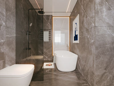 现代卫浴间 洗手间