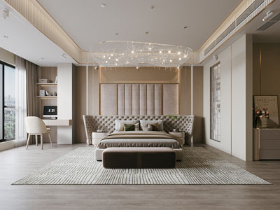 现代轻奢卧室