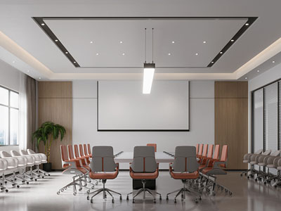 现代会议室3d模型 现代会议室