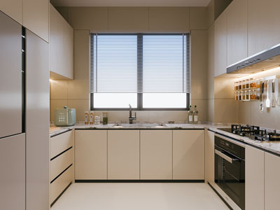 现代奶油风厨房