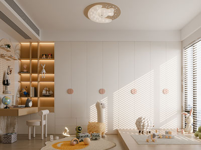 现代儿童娱乐空间 游戏室