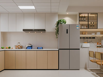 现代开放式厨房餐厅