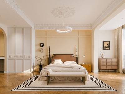 法式中古风卧室