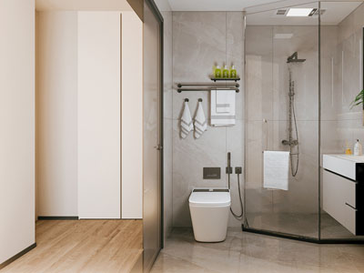 现代卫浴间 洗手间