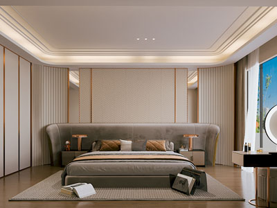 现代轻奢卧室