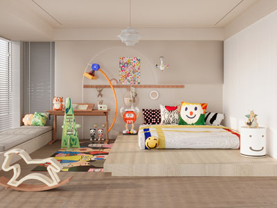 现代儿童游乐室 娱乐空间