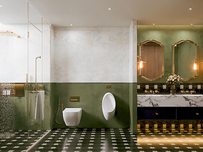 法式轻奢卫浴间 洗手间