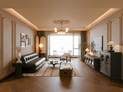 法式中古风客厅