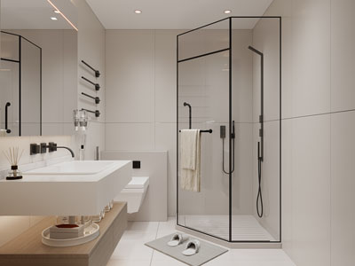 现代卫浴间 洗手间