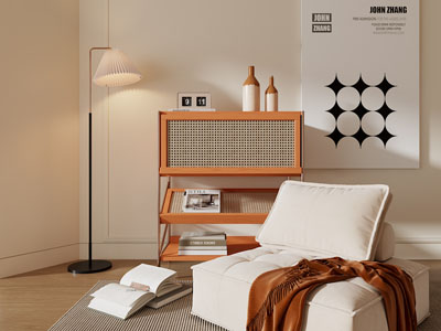 现代单人沙发 玄关柜