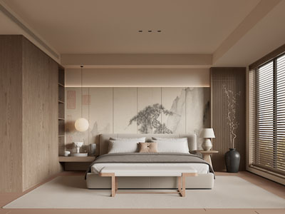 新中式卧室