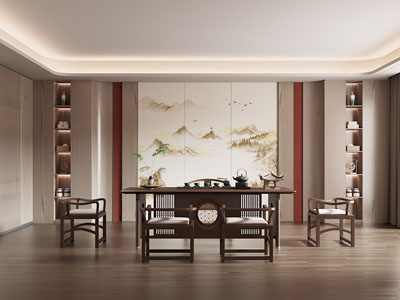 新中式中古风茶室