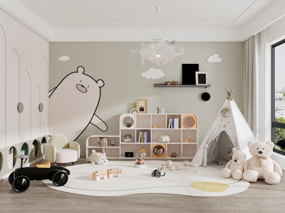 现代儿童娱乐空间 幼儿空间