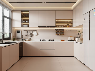 现代奶油风厨房