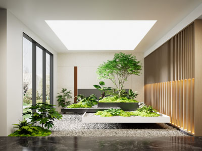 现代室内景观园艺小品