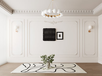 现代轻奢吊灯3d模型 现代轻奢吊灯