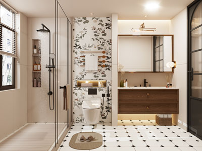 法式轻奢卫浴间 洗手间