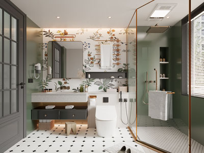 现代轻奢卫浴间 洗手间