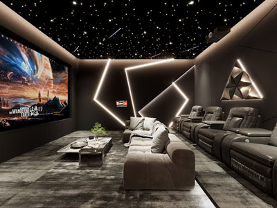 现代视听室 影音室