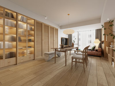 新中式中古风茶室 书房