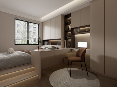 现代榻榻米卧室