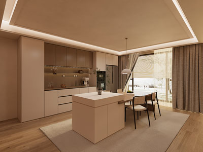 现代中古风餐厅