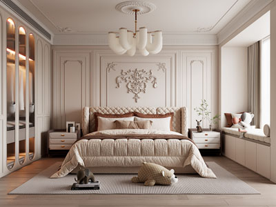 法式轻奢卧室