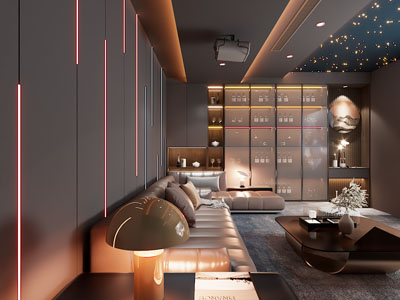 现代视听室 影音室