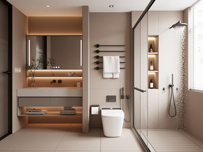 现代卫浴间 洗手间